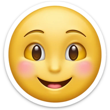 A sneaky winking emoji sticker