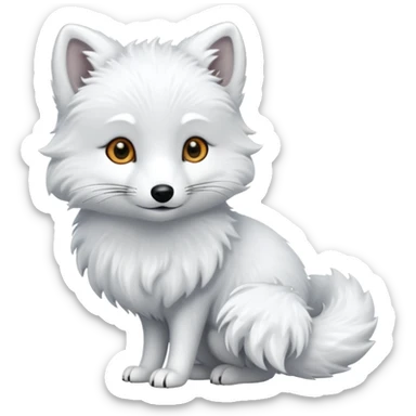 arctic fox sticker