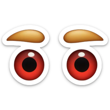 red eyes only sticker