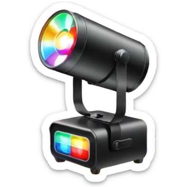 colorfull Stage light projectors sticker