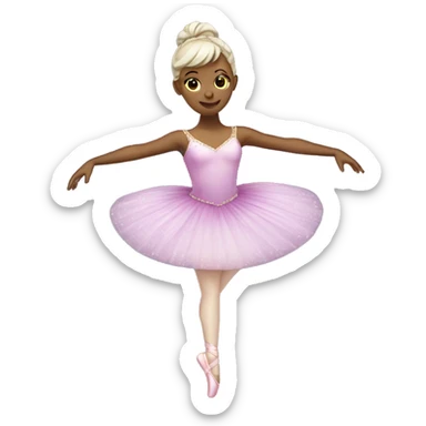 Sugar plum fairy ballerina  sticker