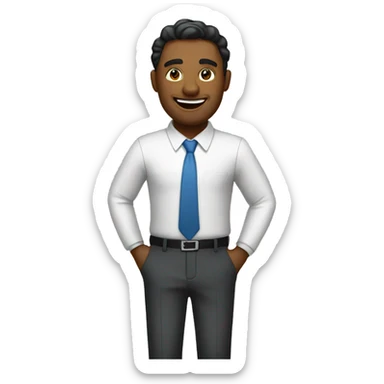 successful business person sticker