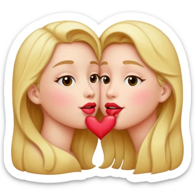 Lip kiss sticker