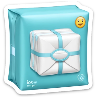 Pack of sanitary pads  sticker