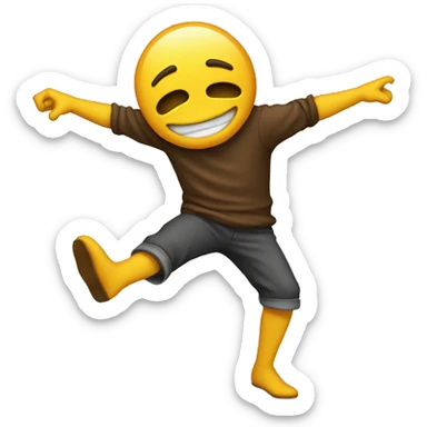 Emoji dab  sticker