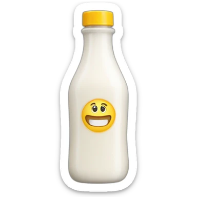white Squeeze Sauce Bottle sticker