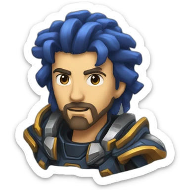 terran starcraft sticker