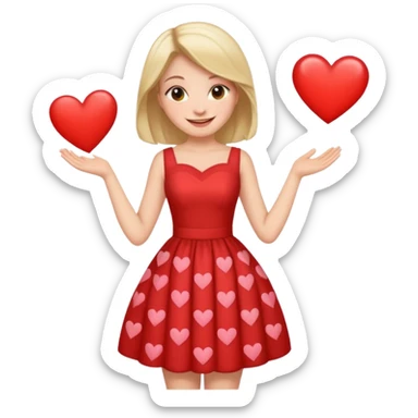 Good morning Lover with hearts  sticker