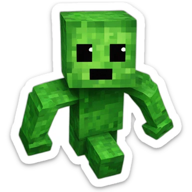 Creeper Minecraft sticker