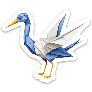 Origami Crane sticker