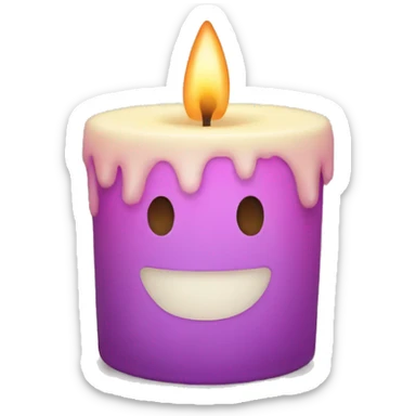 20 years old candle sticker