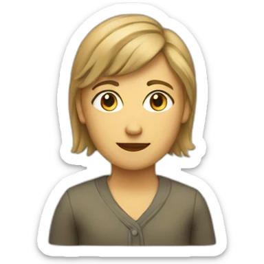 Homme dans une femme sticker