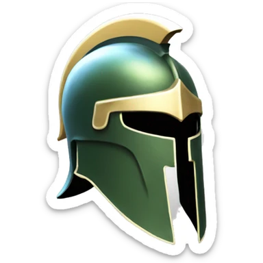 Spartan helmet sticker