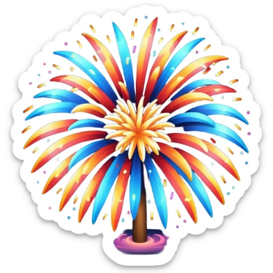 Fireworks fireworks sticker