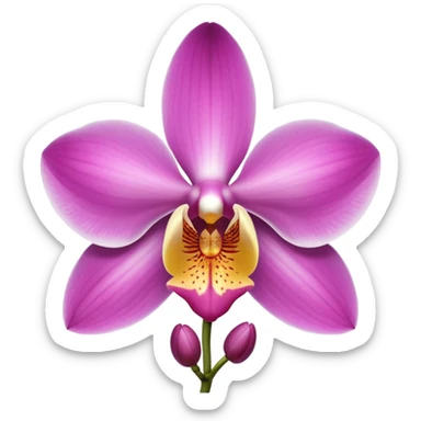Orchidée sticker