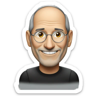  Steve jobs smiling sticker