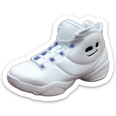 baymax in air jordans sticker