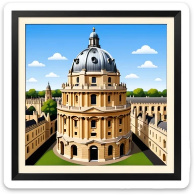 oxford university radcliff camera sticker