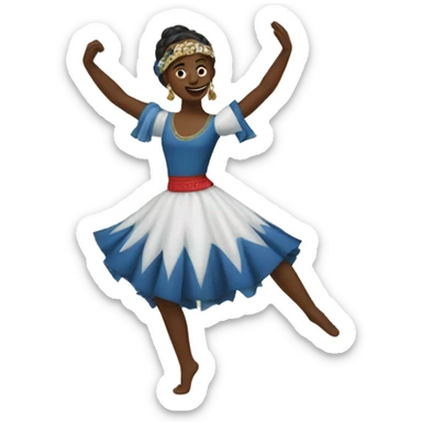 Danza folclórica sticker
