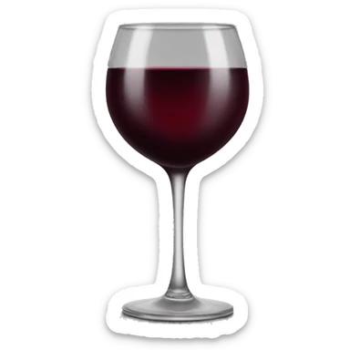Red wine  sticker