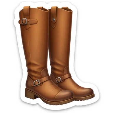 Long boots that is extremely humid and heat inside  sticker