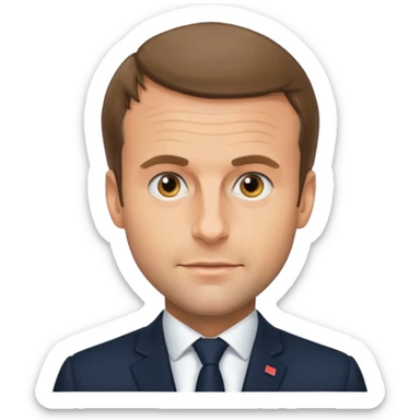Macron  sticker