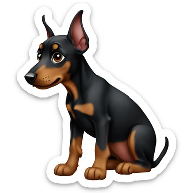 Puppy Doberman  sticker