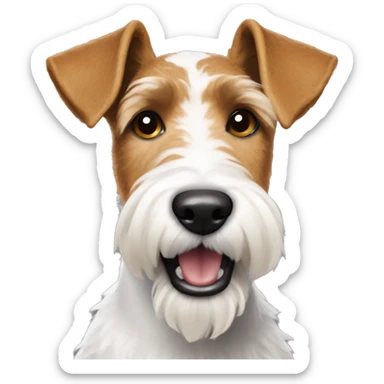 Wire fox terrier sticker