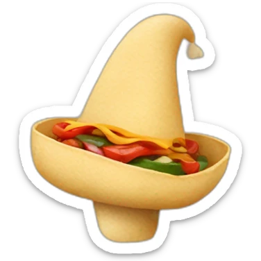 upright fajita sticker