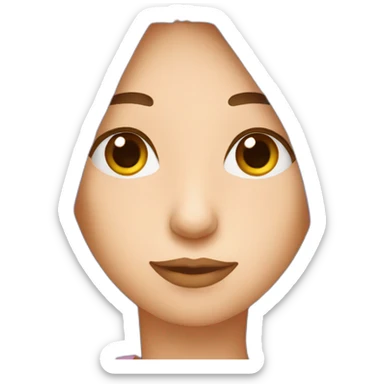 Femme avec 2 chat sticker