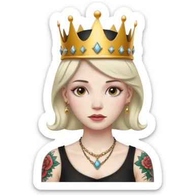 Tattooed princesses sticker