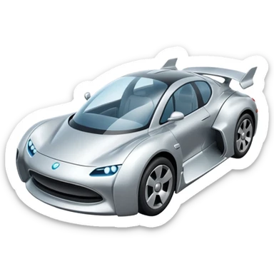 Coche volador sticker