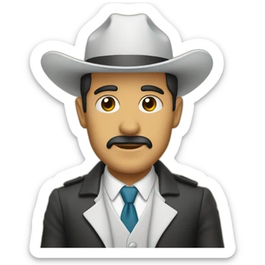 Abogado dedo arriba sticker