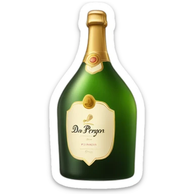 Rompe una dom perignon sticker