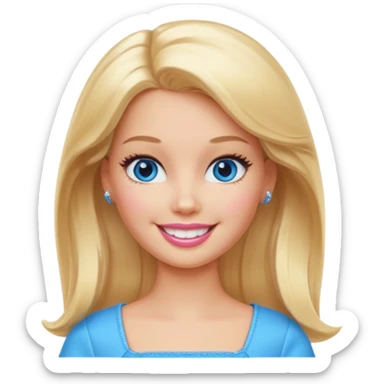 barbie girl sticker