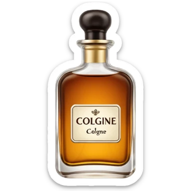 male perfume sticker