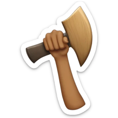 Axe em jacks hand sign sticker