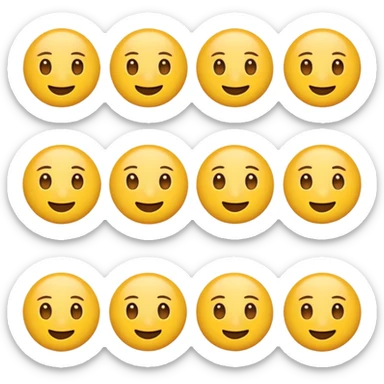 Mavi şapkalı emoji sticker