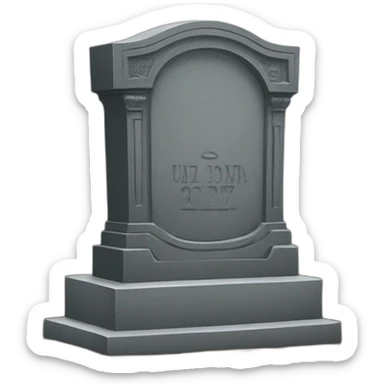 tombstone of Ukraine sticker