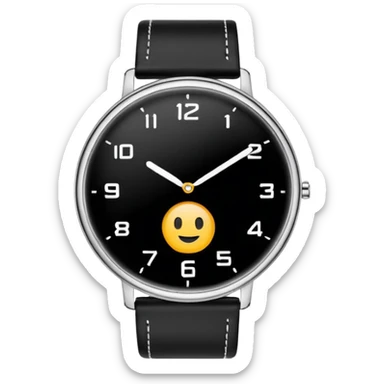 um RELÓGIO minimalista sticker