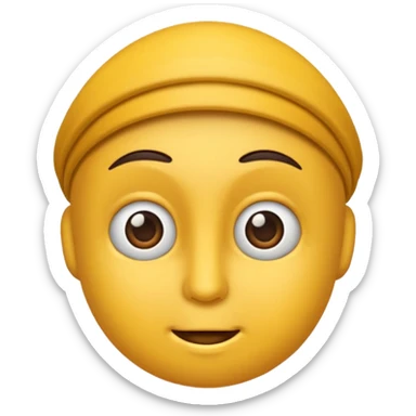 Сделай смайлик мальчика с волосами  sticker