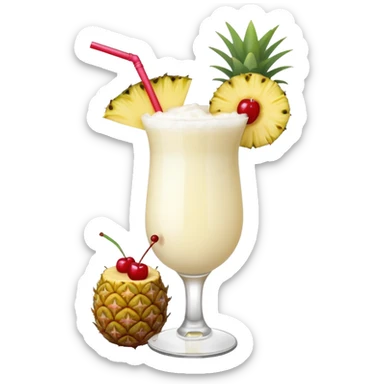 piña colada sticker