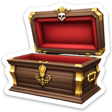 vampire coffin  sticker