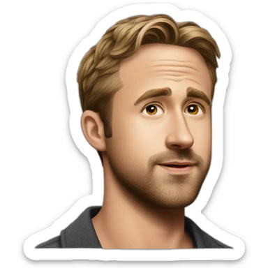 Ryan gosling but with a sexy jawline sticker