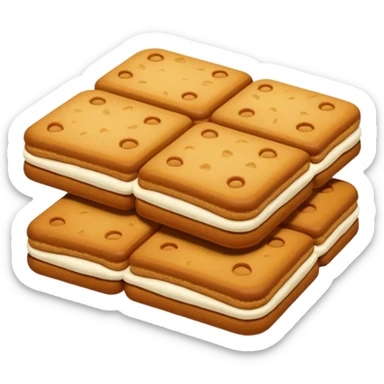 biscoff brand sticker