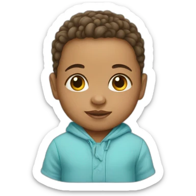 Light skin newborn sticker