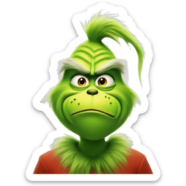 Grinch sticker