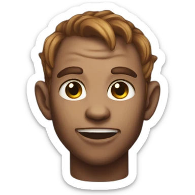 Tiefling Face Emoji sticker