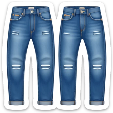 Jeans sticker