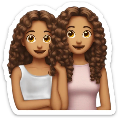 Three bestfriend sticker